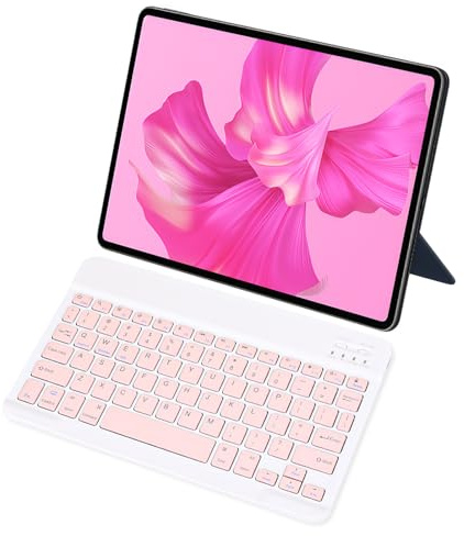Bluetooth Keyboard, Wireless Keyboard Compatible For ipad 10th Generation Pro 7-13 Inch, Air 13/11th Gen/Mini, Lenovo And Other Bluetooth Enabled Devices Compatible With Windows, iOS, Android