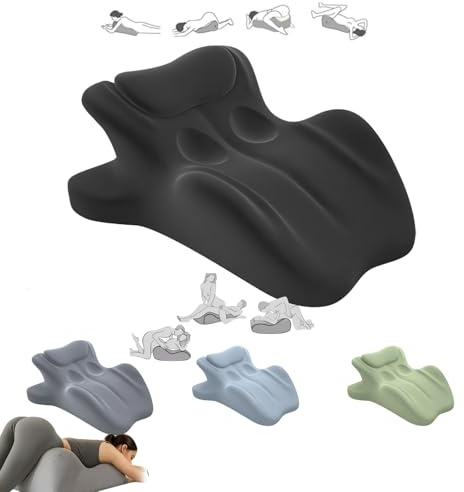 Generisch Sex Kissen für die Paare Weiches Keilkissen mit Memory Foam, Stützfunktion Sexkissen, Ergonomic Posture Support for Spinal, Multi-Functional Bed Pillows, Perfect Position Liebeskissen