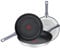 Tefal Daily Cook - Juego de Sartenes de 20/24/26 cm, Apto inducción, antiadherente, revestimiento titanio, Thermo-signal, sin PFOA, apto lavavajillas y horno, acero inoxidable