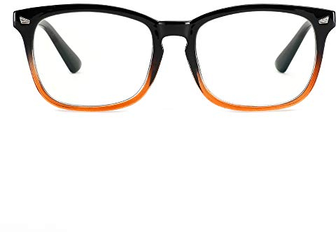 Cyxus Blaulichtfilter Brille, UV Schutzbrille gegen Kopfschmerzen, Augenmüdigkeit, Gamer Gaming Brille für PC TV Tablet Unisex Computerbrille mit transparenten Linsen für Herren Damen