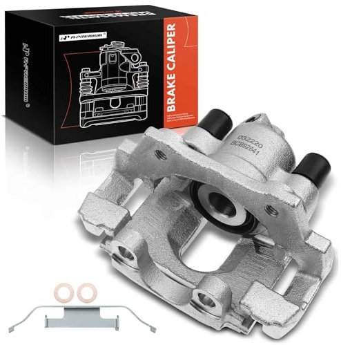 A-Premium Disc Brake Caliper Assembly with Bracket Compatible with Select BMW Models - E46 323i 1997-2000, 323Ci 2000, 323ti 1999-2000, L6 2.5L - Rear Left Driver Side