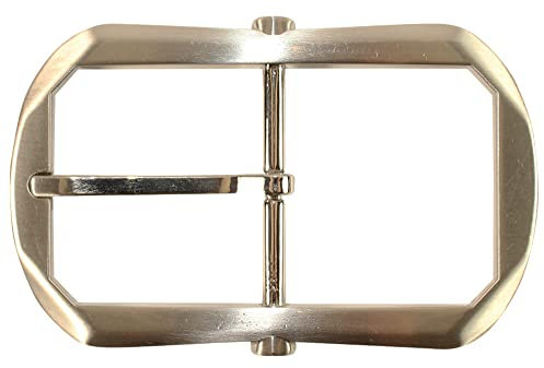 Reptile's House Gürtelschließe Clark RH, Silber satiniert (BxH) 9 x 5,5 cm