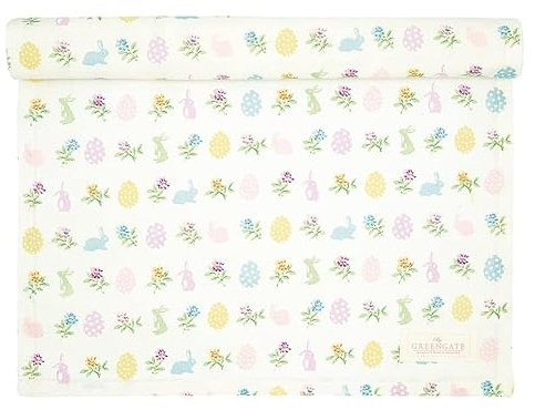 GreenGate Table Runner Cilja Easter White