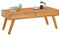 IDIMEX Couchtisch Jona mit 2 Schubladen im Skandi Look, moderner Beistelltisch mit Holzfüßen, eleganter Sofatisch aus massiver Kiefer in braun