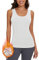 WOWENY Damen Basic Tank Top mit Thermo Ärmellose Gerippt Winter Thermohemd Warme Vest Unterhemd Camisole Unterwäsche Fleece Shirt für Alltag,Weiß,XL