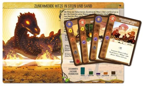 Pegasus Spiele Spirit Island: Zunehmende Hitze in Stein und Sand [Mini-Eweiterung]