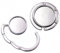 Tisch Handtaschenhalter Haken Faltbare Antirutsch Taschenhaken Halterung für Handtaschen Tischplatte Taschenhalter Set in Silber