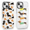 Xylota 2 Stück Transparent Handyhülle für iPhone 14/iPhone 13 6,1 Hülle, Durchsichtig Case mit Muster Niedlich Hund Mädchen Schutzhülle, Weich Silikon Dünn TPU Bumper Stoßfeste Cover für iPhone 14