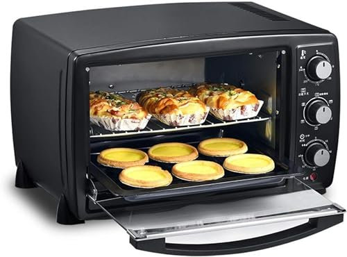 BTURYT Mini Temperatura Regolabile del Forno Nero da 25 Litri 0-240 Que