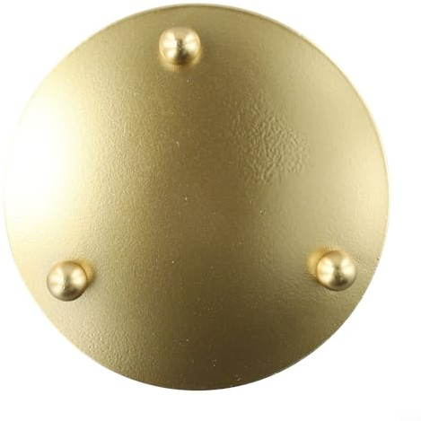 Eleganter Kerzenhalter aus Eisen, stabil und gewichtet, für Kerzen und Säulen, Gold (Gold, 11 cm)