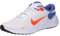 Nike Revolution 7 Schuh für ältere Kinder, White/Team Orange-Astronomy Blue, FB7689-102, 34 EU (2.5Y US)