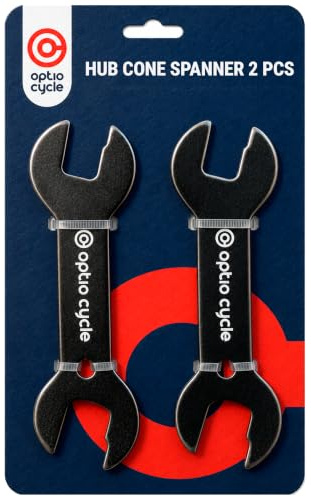 Optio Cycle Cone Spanner Set 13–17 mm – Cone Spanners For Bicycle for Wheel Hub Adjustment | Wheel Hub Bike Wrench for Road and MTB Maintenance