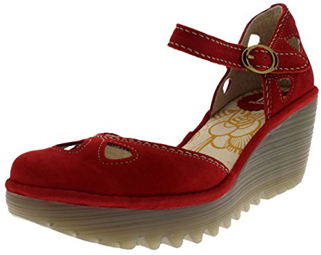 Fly London Yuna, Damen Pumps, Rot (Lipstick Red), 41 EU