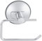Portarotolo di carta igienica, moderno, in acciaio inox, senza foro, con ventosa, rimovibile, per bagno, WC, cucina, cromato