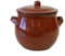 PENTOLA in COCCIO Terracotta da Fiamma E da Forno con Coperchio CILINDRICA 20X20X16