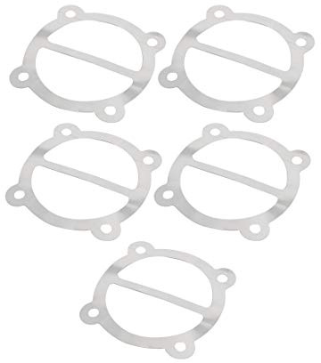 sourcing map 5 Stück Luftkompressor Zylinderkopfdichtung Zylinderkopf Silber Ton 85mm Durchm.