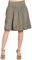 Caspar RO004 Damen Cord Rock Knielang, Farbe:Taupe, Größe:L-XL