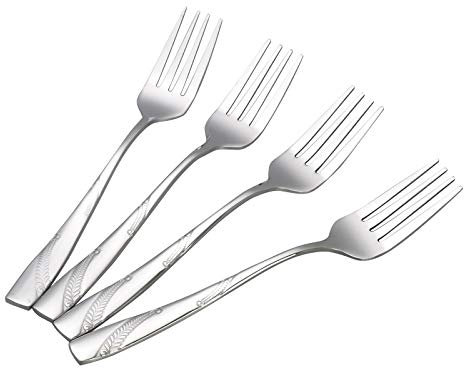 Bringer 12-teilige Dessertgabeln Einstellen, Kleine Gabeln aus Edelstahl
