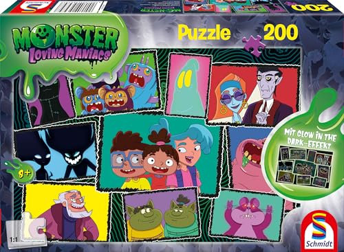Schmidt Spiele 56479 Monster Loving Maniacs, Bildergalerie, 200 Teile Kinderpuzzle