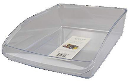 The Home Fusion Company Clear Plastic Fridge Tray Storage Organiser Jars Refrigerator Cans Fruit Veg