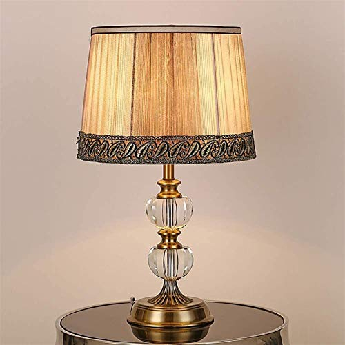 Lámpara De Mesa De Metal De Cristal Exquisito De Moda, Lámpara De Mesa Grande, Decoración De Escritorio De La Habitación Del Hogar, Para Sala De Estar, Salón, Pasillo