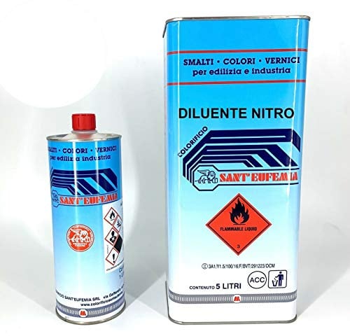 SOLVENTE NITRO EXTRA DILUENTE COLORI SINTETICI PROFESSIONALE 1-5-25 LT (25 Litri)