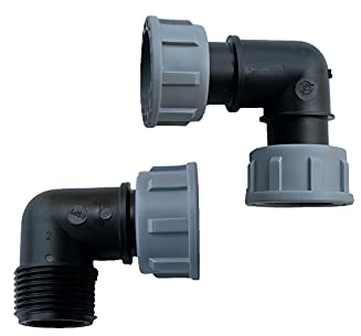 STEMAX-Wassertechnik: TAVLIT PP-Verteiler Fitting mit O-Ring, Winkel 1, Größe: IG x IG