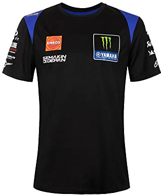 VR46 Réplique Yamaha Monster Team 2022 T-Shirt, Noir, 3XL Homme