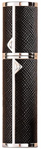 VVGAOGES Perfume Atomiser,Portable Refillable Empty Perfume Spray,Mini Perfume Bottles Empty for Travel 5 ml (YB-Black)