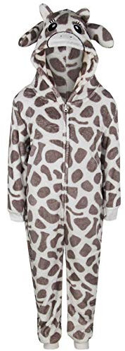 A2Z 4 Kids Animal Onesie for Kids Girls Boys Super Soft Costume Onesie - E.S Giraffe 7-8.