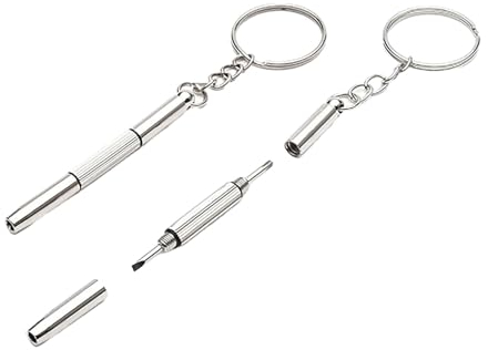 Cacciavite da Tasca a Doppia Punta per la Riparazione di Occhiali e Occhiali da Sole,2 pcs.