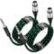 Augioth XLR Female to 1/4 cable 2 Meter 2Pack, Balance 6.35mm TRS Plug to 3-pin XLR Female, Quarter inch TRS Female to XLR Female Mic Cable for Microphone,Mixer,Amplifier