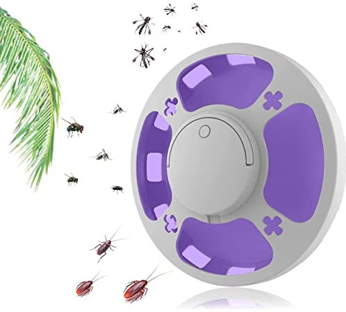 Fliegenfalle für Zuhause,Elektrischer Insektenvernichter,USB Fliegenfalle Moskito Killer für Innen Außen,Insektenkiller für Innenräume & Außen Garten Terrasse,für Stechmücken, Fliegen, Motten