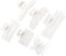 Lurrose Lot De 6 Pinces À Cheveux Transparentes Pince Requin En Plastique