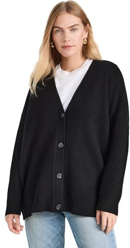 Jenni Kayne Women's Cashmere Cocoon Cardigan, Black, L