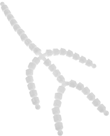 Toyvian Squelette D'articulation De Poupée Joints De Poupée en Plastique Cadre De Poupée en Peluche Squelette Mobile Joints Danimaux en Plastique Blanc Accessoires Blanche De Bébé Fantoche