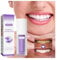 Purple Teeth Whitening Toothpaste, Lila Zahnpasta Weisse Zähne, Zahnaufhellung, Violette Zahncreme, Effektive Fleckenentfernung durch Kaffee, Tabak, Gelbverfärbungen, Strahlendes Lächeln