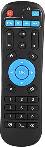 flexman Top Box Learning Remote Control, Replacement Remote Control, Remote Control Distance 8M for T95Z Plus T95U Pro T95V Pro Q Plus QBOX (without Batteries)