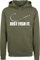 Baddery Angler Geschenke für Männer : Pullover Fish it - Kapuzenpullover für Herren - Angelkleidung Angel Zubehör (Oliv XXL)