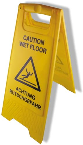Warnschild Achtung Rutschgefahr Sicherheit Gefahrzeichen zum Aufstellen