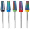 Treki 5pcs Brocas de Taladro de Uñas 2.35mm Profesional Brocas de Talla de Uñas Carburo de Tungsteno Brocas de Cutícula Accesorios para Acrílico Gel Lijado Pedicura Manicura (XF, F, M, C, XC)