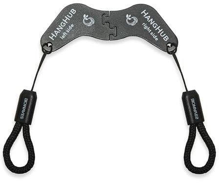 Biowaves HangHub - Compatible uniquement avec Biowaves SmartShell 5 - Adaptateur cordon pour connecter des colliers, des dragonnes et des pendentifs de téléphone portable - Accessoires Fairphone 5