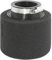 STI Filtro aria in spugna con attacco Ø35mm Dritto colore Nero