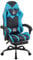 play haha. Gaming Stuhl Bürostuhl Drehstuhl Computerstuhl Arbeitsstuhl Schreibtischstuhl Ergonomischer Stuhl Rennstuhl Lederstuhl PC Gaming Stuhl (Cyan,mit Fußstütze)