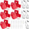 Xiatiaosann Tool Holder Mount for Milwaukee M12 12V Drill Tool & Battery Holder for Milwaukee M12 6.0 Battery with Belt Clip Hook for Milwaukee, Screws, PlasticScrews (5 Pack)