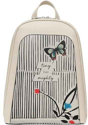 DOGO Kleiner Rucksack für Damen – veganes Leder und einzigartiges Design, handgefertigter Rucksack für Damen, Tiny But Mighty, Standard, Reiserucksäcke