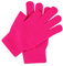 And Show - Guanti in maglia di lana, da uomo, per ciclismo, da donna, elasticizzati, con scritta a dita, per matrimonio, perla, rosa intenso, Taglia unica