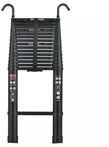 6.2M Telescopic Ladder Multi-Purpose Extendable Folding Aluminium Ladder