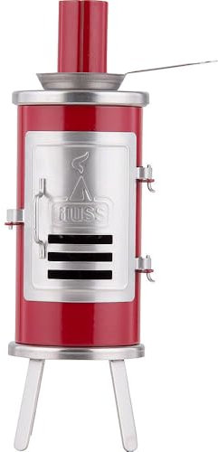 Erzgebirge Palast Huss Räucherkerzen Räucherofen - Leimofen rot/schwarz - 14,5 cm