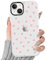 Yirlbey Transparent HandyHülle für iPhone 14/iPhone 13 Herz Hülle, Aesthetic Muster Liebe Design Mädchen Schutzhülle, Silikon TPU-Rahmen und Harter PC-Rückseite Case Cover für iPhone13 6,1,Heart